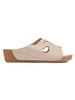 Comfortable Wedge Sandals in Beige