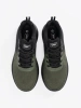 Light dark green men's sports shoes