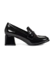 Black Heeled Loafers