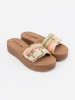 Multicolor Slides with Buckle