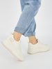 Creamy Platform Sneakers