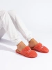 Orange Cozy Slippers