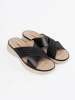 Black platform slides