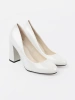 White Patent Pumps