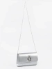 Silver clutch with silver elements