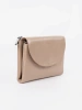 Beige small women's wallet