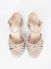 Women's Beige Sandals Sergio Leone