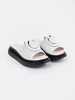 Black and white comfortable platform slides