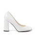 White Patent Pumps