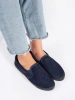 Granatowe trampki wsuwane slip on