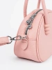 Small pink bag with strap