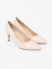Elegant White Women's Stiletto Heels by Sergio Leone