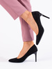 Classic Black Suede Heels by Sergio Leone
