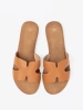 Caramel Women's Slippers with Cutouts