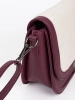Burgundy Sherpa Satchel Bag