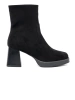 Elegant Black Ankle Boots on a Stable Heel