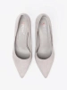 Classic Grey Suede Stilettos with Heel
