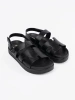 Classic Black Platform Sandals