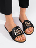 Chic Black Slide Sandals
