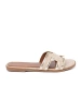 Women's Gold Flat Sandals