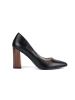 Elegant Black Block Heel Pumps