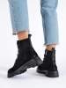 Suede Ankle Boots in Black