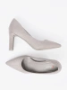 Classic Grey Suede Stilettos with Heel