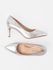 Classic Silver Pumps