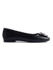 Chic Black Square-Toe Flats