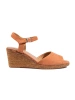 Brown Wedge Sandals by W. Potocki