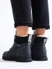 Black Sporty Hiking Boots