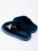 Cozy Navy Slippers