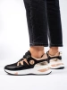 Stylowe sneakersy damskie Vinceza czarno-złote