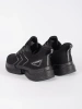 Men's black sports shoes