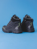 Black Trekking Shoes for Young Adventurers