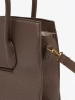 Textured Eco-Leather Shopper Bag