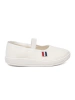 Lightweight White Shoes with Elastic Strap