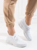 Buty sportowe białe tekstylne