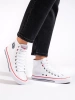 High-Top White Sneakers by BIG STAR T274026101