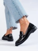Glossy Classic Black Loafers