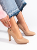 Classic Beige High-Heel Pumps by Sergio Leone