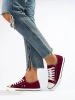 Damskie trampki bordowe 