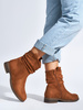 Suede Brown Ankle Boots