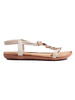 Beige Lightweight Flat Sandals