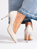 Classic White Heels by Sergio Leone