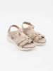 Comfortable beige women's sandals