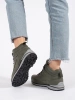 Zielone ocieplane buty trekkingowe