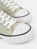 Women's classic green sneakers