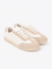 Women's Perforated Light Beige Sneakers