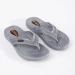 Men's grey pool flip-flops